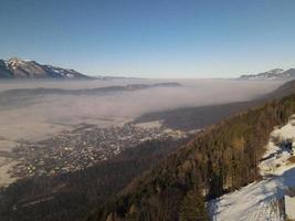 foggy view on rhine-valley photo