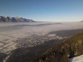 foggy view on the rhine-valley photo