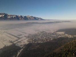 vista nublada en el valle del Rin foto