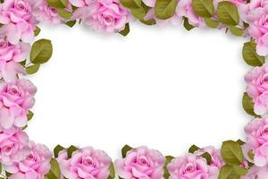 Flower border Frame Background, Flower Background, Floral Frame Background. photo