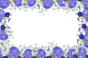 Flower border Frame Background, Flower Background, Floral Frame Background. photo