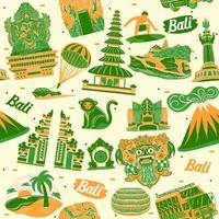 Bali Seamless Pattern photo