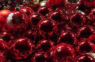 Christmas decoration. Christmas ornaments. Merry Christmas concept. photo