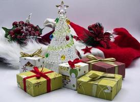 Christmas decoration. Christmas ornaments. Merry Christmas concept. photo