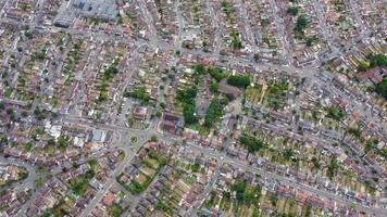 High Angle Footage of British City and Residentials video