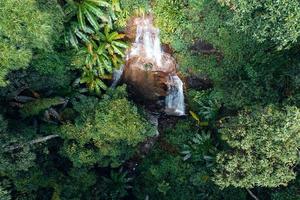 Waterfall in tropical forest,waterfall in jungle photo
