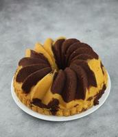 home made marble cake chocolate. simple home made food. selective focus photo