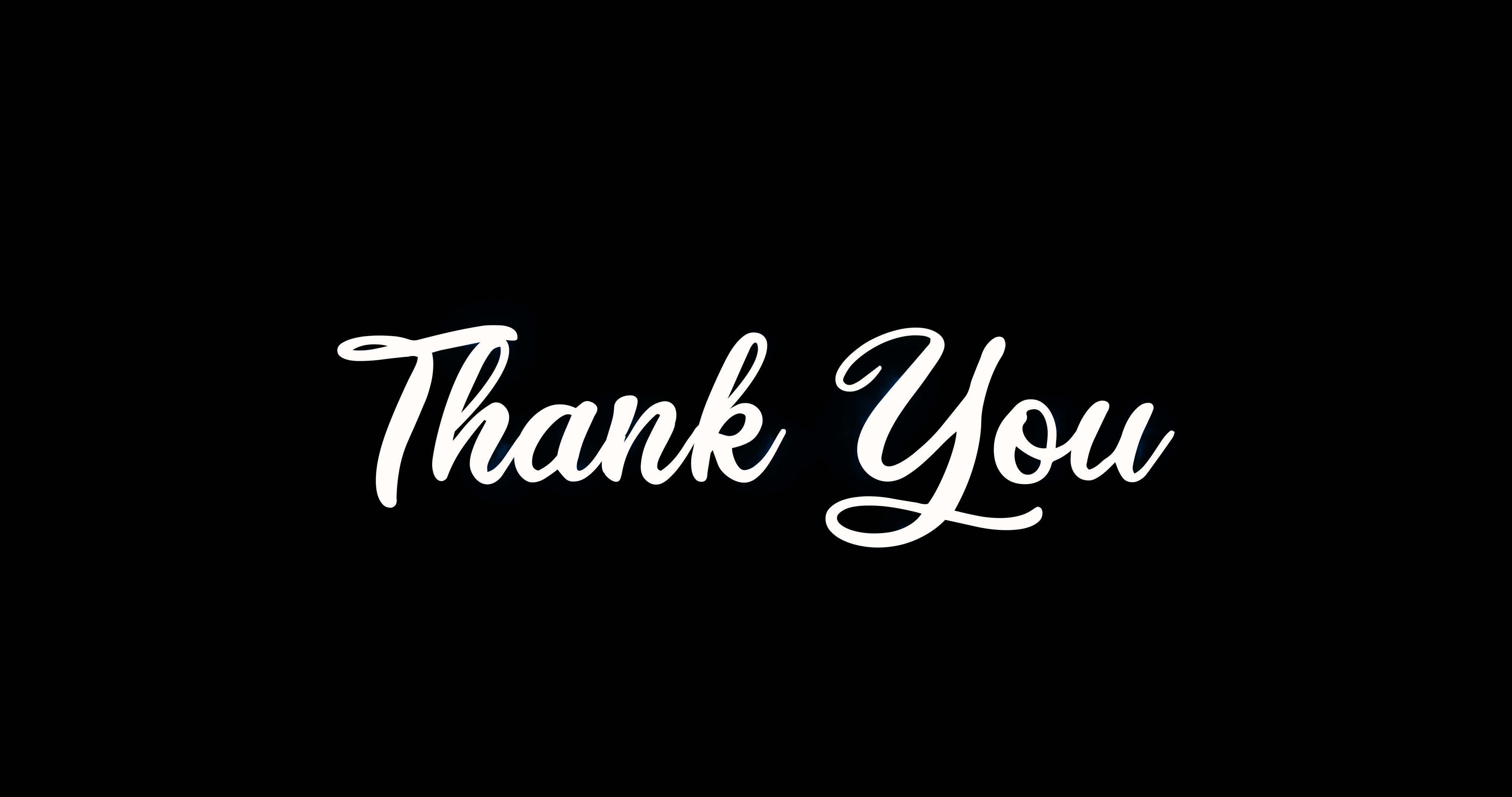 Thank You Animation Stock Video Footage for Free Download