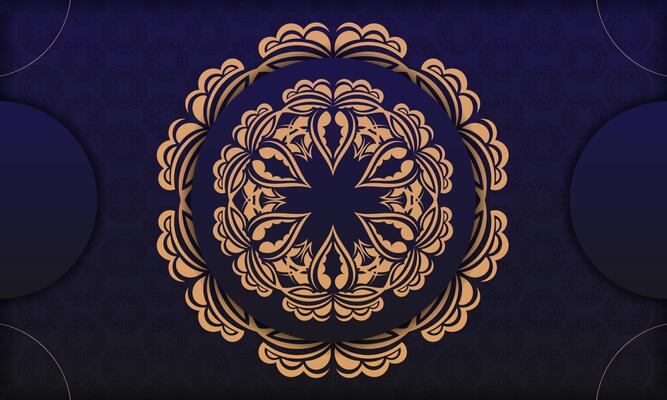 Template for design printable invitation card with luxurious patterns. Purple banner template with greek luxury ornaments and place under text.