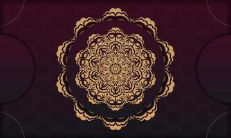 Luxury golden mandala background vector