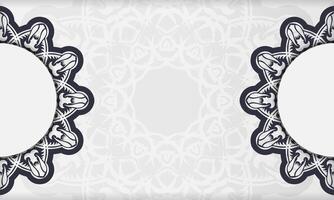 Two frames with ornate designs on a white background vector