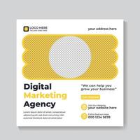 Digital marketing agency corporate social media post Free Vector