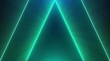 VJ Abstract laser light colorful glowing neon lines background. Video Ultra 4K