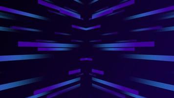 abstrakte geschwindigkeitslaserdatentechnologie. hell leuchtende neonlinien hintergrund. Videos ultra 4k