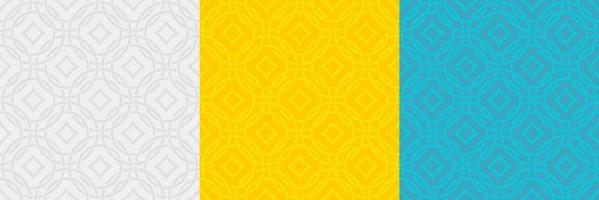 Geometric seamless patterns. Abstract geometric hexagonal graphic design print pattern. Seamless geometric pattern vector