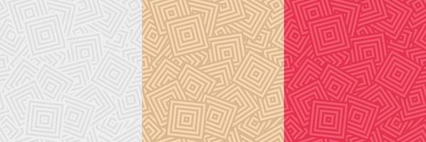 Geometric seamless patterns Abstract geometric hexagonal graphic design print pattern Seamless geometric pattern vector