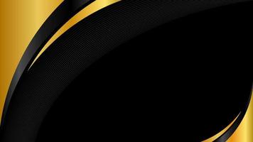 Black gold luxury template background blank elegant background vector