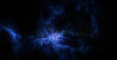 Space and glowing nebula background. Elements of this image furnished by NASA. photo