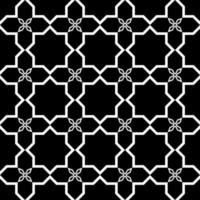 Abstract geometric seamless pattern. Design for fabric, wallpaper, background, clothing. Black and white vector background.