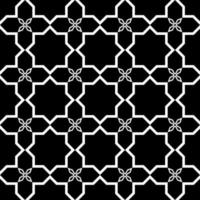 Abstract geometric seamless pattern. Design for fabric, wallpaper, background, clothing. Black and white vector background.