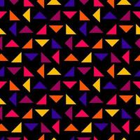 Triangle seamless pattern background, Multicolored. Design for fabric, wallpaper, background, carpet, clothing. Vector illustration.