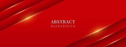 Red Abstract Backdrop Vector banner