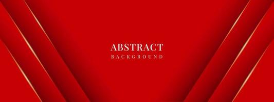 Red Abstract luxury background design vector