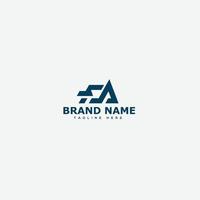 FA Logo Design Template Vector Graphic Branding Element.