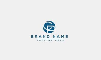 GP Logo Design Template Vector Graphic Branding Element