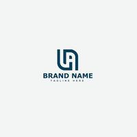 LA Logo Design Template Vector Graphic Branding Element
