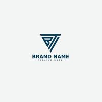 BT Logo Design Template Vector Graphic Branding Element.