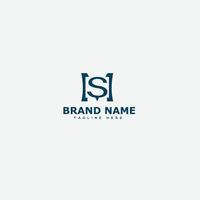 HS Logo Design Template Vector Graphic Branding Element.