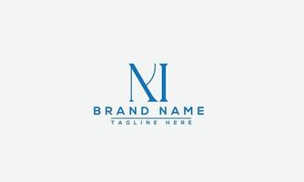 MK Logo Design Template Vector Graphic Branding Element.