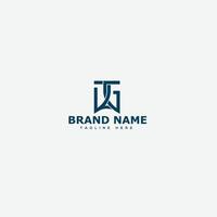 DG Logo Design Template Vector Graphic Branding Element