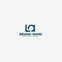 LA Logo Design Template Vector Graphic Branding Element