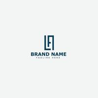 LA Logo Design Template Vector Graphic Branding Element