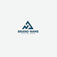 AN Logo Design Template Vector Graphic Branding Element.