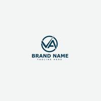 VA Logo Design Template Vector Graphic Branding Element