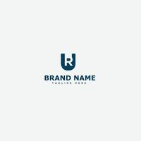 UR Logo Design Template Vector Graphic Branding Element.