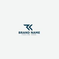 RK Logo Design Template Vector Graphic Branding Element.