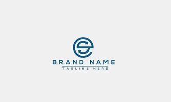 ES Logo Design Template Vector Graphic Branding Element