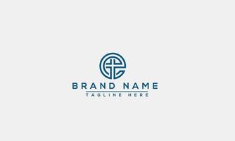 ET Logo Design Template Vector Graphic Branding Element.