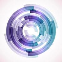 Geometric frame from circles, vector abstract background, wallpaper