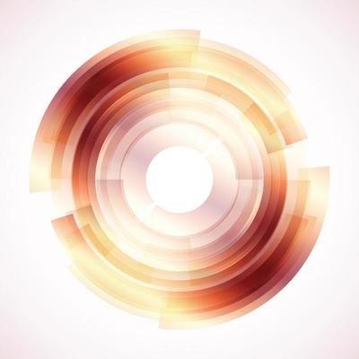 Geometric frame from circles, vector abstract background, wallpaper