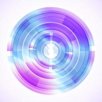 Geometric frame from circles, vector abstract background, wallpaper