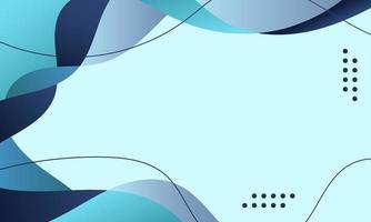 Gradient fluid abstract shapes background vector
