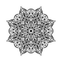 Ethnic Mandala Round Ornament Pattern vector