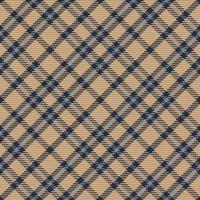 Seamless pattern of scottish tartan plaid. Repeatable background with check fabric texture. Vector backdrop striped textile print.