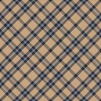 Seamless pattern of scottish tartan plaid. Repeatable background with check fabric texture. Vector backdrop striped textile print.