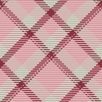 Check plaid seamless fabric texture. Diagonal print. vector